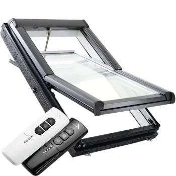 Окно мансардное электрическое пластиковое Designo R4 K2EF
