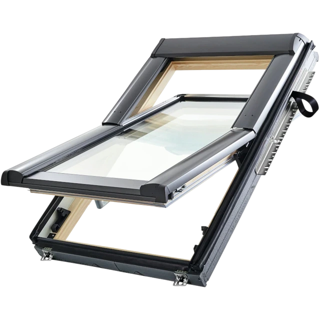 Деревянное мансардное окно Roto